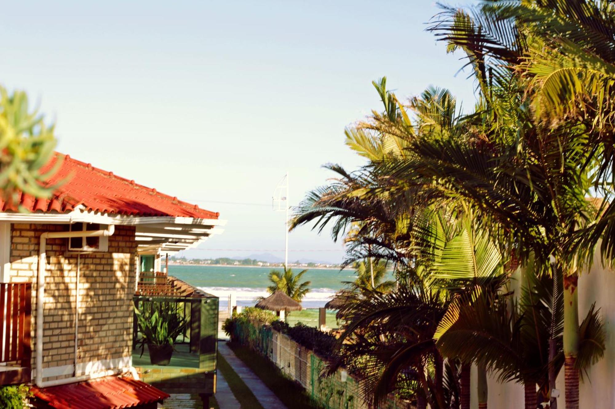 Pousada Recanto Edenico - A Beira Mar Da Praia Ponta Do Papagaio, Palhoca Sc Exterior foto